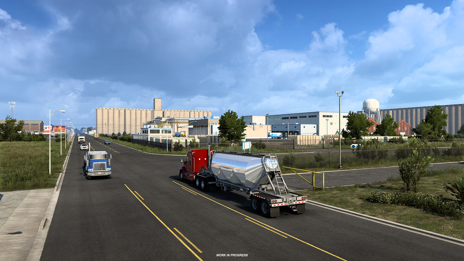 Новые скриншоты из будущего DLC Канзас для American Truck Simulator — город Хатчинсон