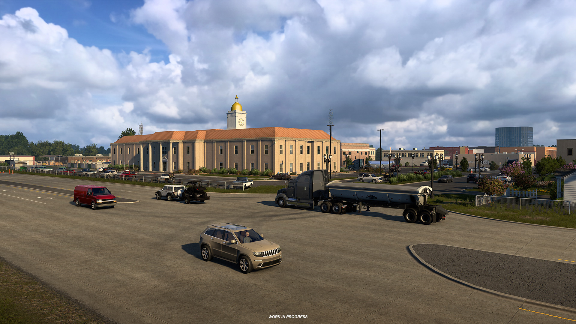 Новые скриншоты из будущего DLC Арканзас для American Truck Simulator — Города